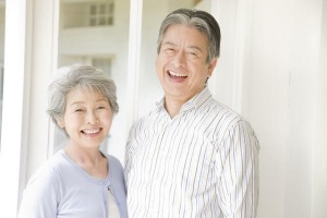 仲の良い老夫婦