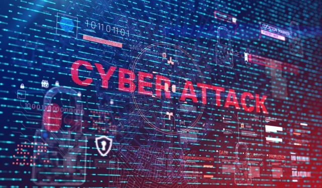 サイバー攻撃を受けたネットワーク
